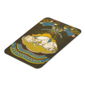 エフラタ回廊のヴィンテージ旅行ポスター マグネット (左側)