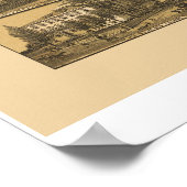 エフラタ, PAパノラママップ – 1887 ポスター (角)