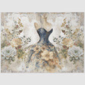 エフ動揺してエガーリーメラフローラコラージスクラップブック 薄葉紙 (正面)