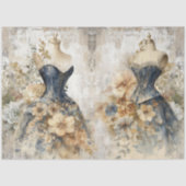 エフ動揺してエマガーリーフローラファッションスクラップブック 薄葉紙 (正面)