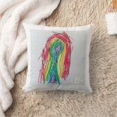エブズレインボー装飾用クッション クッション (ブランケット)