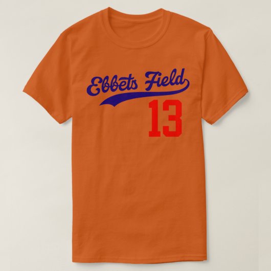 エブベットフィールド廃止された野球場Est 1913 Tシャツ (デザイン正面)