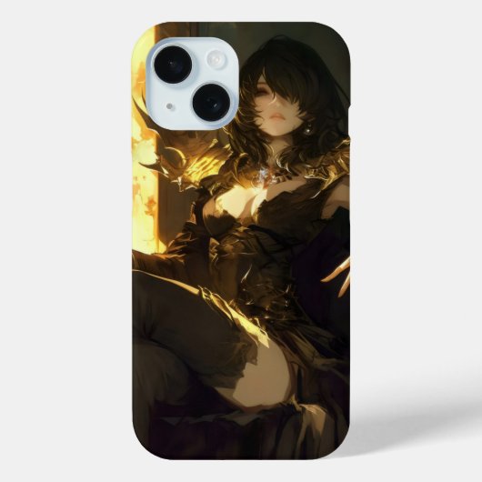 エブラーレディーアニメスタイル Case-Mate iPhoneケース (裏面)