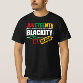 エブリデイ ブラック エクセレンス Juneteenth プライド デザイン Tシャツ