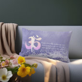 エブリペリメディテーションインストラクターヨガポーズOM引用文 ランバークッション