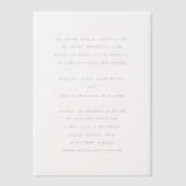 エブリンシンプルエレガントウェディング ベラム紙招待状 (正面)