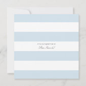 エブリンフローラベビーシャワー 招待状 (裏面)