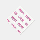 エブリン名 スタンダードカクテルナプキン (角)