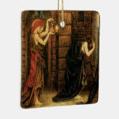 エブリン・デ・モルガンの「絶望の牢獄の希望」 セラミックオーナメント (右)