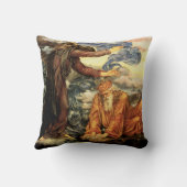 エブリン・ド・モルガンによる「地上に縛られたもの」 - ヴィクトリア朝の芸術 クッション (裏面)