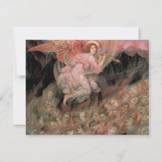 エブリン・ド・モーガンによる地獄の魂への天使の配管 (正面)