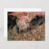 エブリン・ド・モーガンによる地獄の魂への天使の配管 (正面/裏面)