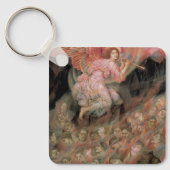 エブリン・ド・モーガンによる地獄の魂への天使の配管 キーホルダー (正面)