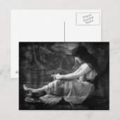 エブリン・ネズビット雪解， 1913 ポストカード (正面/裏面)