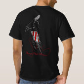 エブリーポイントマターズテニス書体デザイン Tシャツ (裏面)