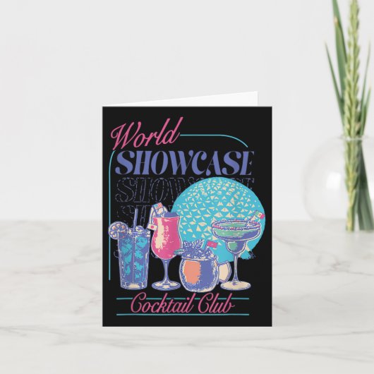 エプコットドリンクワールドショーケーステールクラブドリンクT カード (正面)