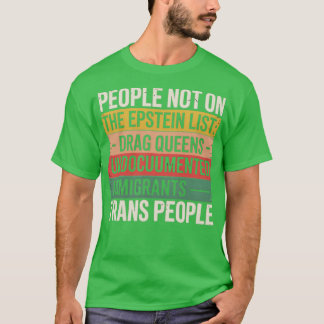 エプスタインリストに載ってない人 Tシャツ