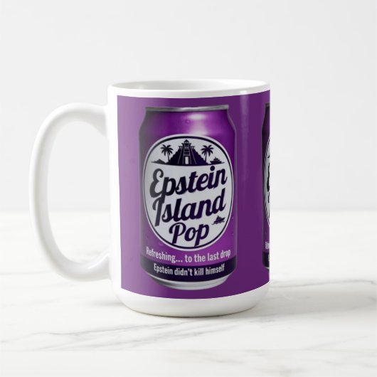 エプスタイン島POP コーヒーマグカップ (左)