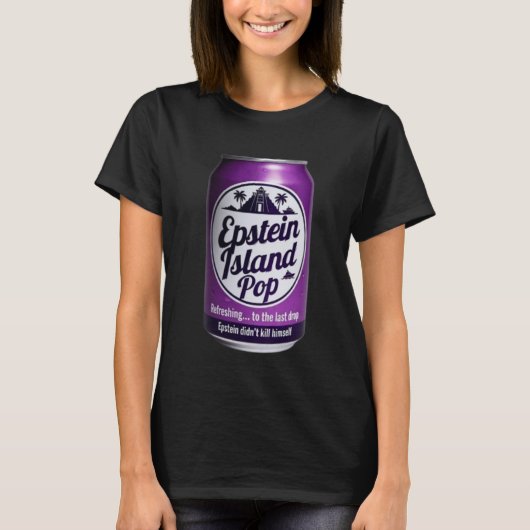 エプスタイン島POP Tシャツ (正面)