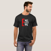 エプスタイン・ファイル 司法省声明 隠蔽工作 Tシャツ (正面フル)