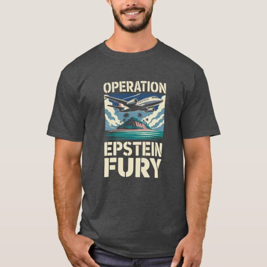 エプスタイン・フューリー作戦パロディTシャツ Tシャツ (正面)