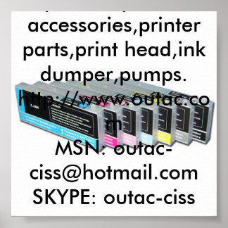 エプソン4450，エプソン4880再充填可能カートリッジなど ポスター