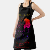 エプロンと一緒にバーベキューを楽しむ女よくはしゃぐ性 エプロン (インサイチュ)