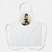 エプロンにヴィンテージを入れたキッチン エプロン (正面)