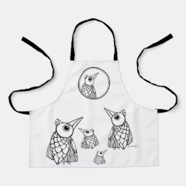 エプロンに色を付けるデザイン エプロン