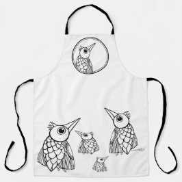 エプロンに色を付けるデザイン エプロン