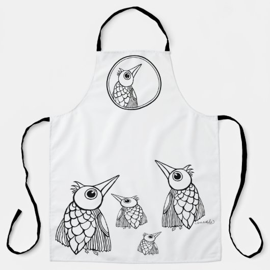 エプロンに色を付けるデザイン エプロン (正面)