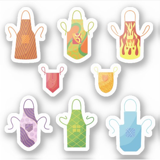 エプロンのシール シール (正面)