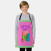 エプロンの小さなシェフ料理器具 エプロン (着用した状態)