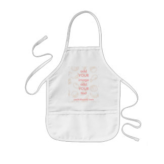 エプロンを調理しているCookidscook.comのカスタマイズ可能な子供 子供用エプロン