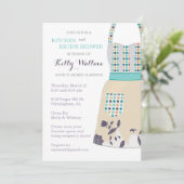 エプロンキッチン及びレシピシャワー招待状 招待状 (スタンド正面)