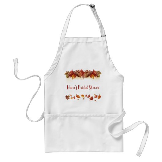 エプロンサイン可能ブライダルシャワー スタンダードエプロン (正面)