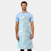 エプロンサンコレットジューンバラカプリブルー エプロン (着用した状態)