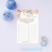 エプロンシャワーピンクのフローラゲームカード チラシ (シングル)