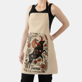 エプロンタウルスシナ〔占星術の〕十二宮図アート エプロン (インサイチュ)