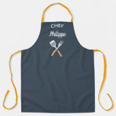 エプロンパーソナライズされた、名前をカスタムするエプロン エプロン (正面)