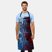 エプロンファンキーズアブスタットアートエプロン エプロン (着用した状態)