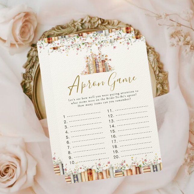 エプロンブライダルシャワーゲーム | 新しいチャプターのストーリーブック (クリエイターアップロード済み)