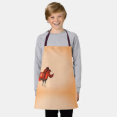 エプロンプリント エプロン (着用した状態)