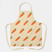 エプロン上のニンジンのシームレスなパターン エプロン (正面)