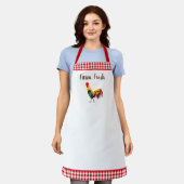 エプロン市場生れたひまわり エプロン (着用した状態)