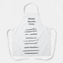 エプロン料理シークレットレシピ調理師デザイン エプロン