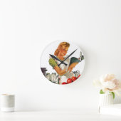 エプロン時計のヴィンテージでレトロの台所家に缶詰になること ラウンド壁時計 (ホーム)