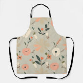 エプロン芸術的 – ソフトカラーと自然インスパイア エプロン (正面)