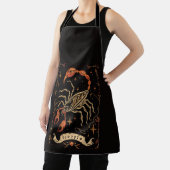 エプロン蠍座シナ〔占星術の〕十二宮図アート エプロン (インサイチュ)