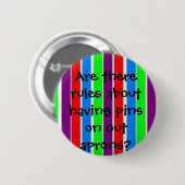 エプロン規則か。 缶バッジ (正面&裏面)